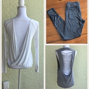 YOGA Bundle - Leggings, Tank, and Top - Namaste